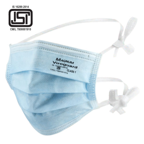 Bulk medical disposables manufactured in India for hospitals, clinics, and B2B healthcare suppliers face mask tie type